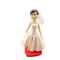 Personalized Lady Doll with Wedding White Bridal Veil